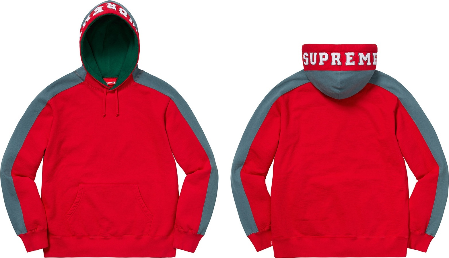 Paneled Hooded Sweatshirt view 6